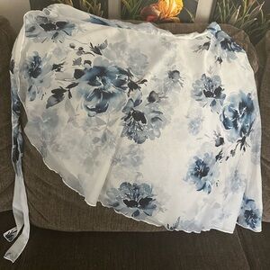 Wrap ballet rehearsal skirt